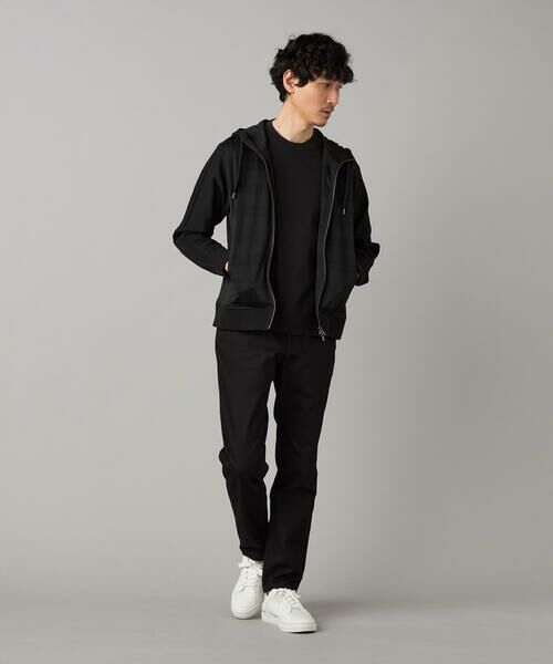 COMME CA MEN / コムサ・メン パーカー | IL PRINCIPE ジャージー×ケーブルコンビ パーカ | 詳細6