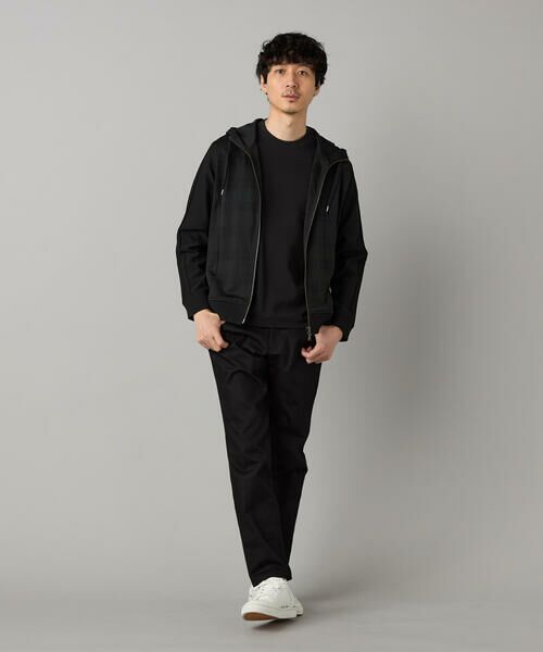 COMME CA MEN / コムサ・メン パーカー | IL PRINCIPE ジャージー×ケーブルコンビ パーカ | 詳細8