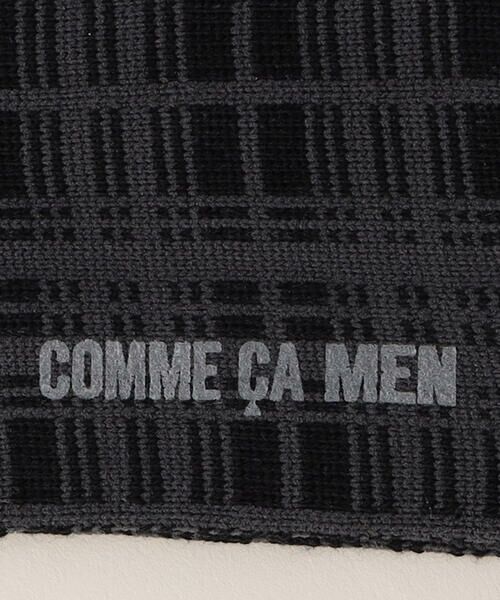 COMME CA MEN / コムサ・メン ソックス | チェック柄 クルーソックス | 詳細4