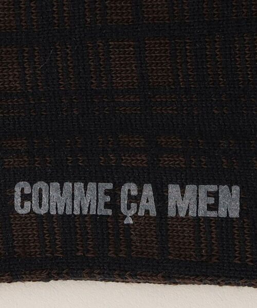 COMME CA MEN / コムサ・メン ソックス | チェック柄 クルーソックス | 詳細5