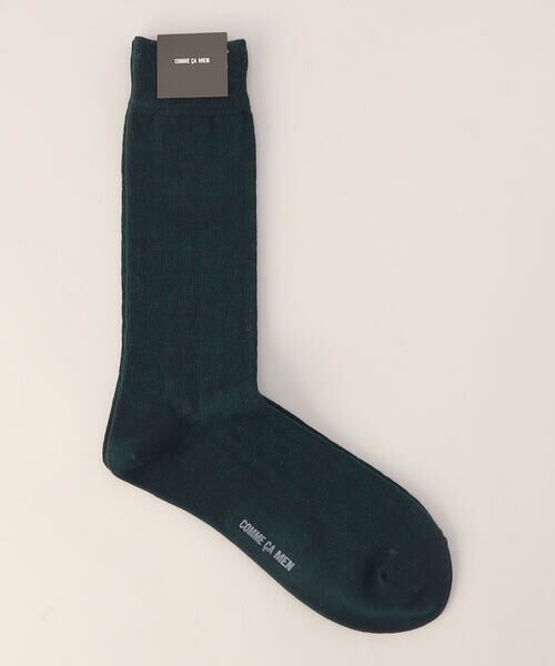 COMME CA MEN / コムサ・メン ソックス | 矢絣柄 ソックス（グリーン）