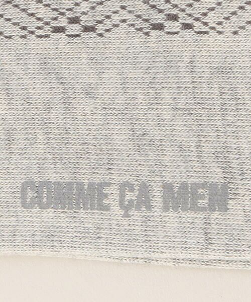 COMME CA MEN / コムサ・メン ソックス | アーガイル柄 クルーソックス | 詳細1