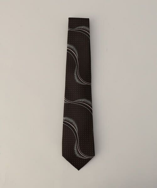 COMME CA MEN / コムサ・メン ネクタイ | 波柄レギュラー ネクタイ | 詳細1
