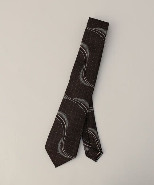 COMME CA MEN / コムサ・メン ネクタイ | 波柄レギュラー ネクタイ | 詳細2