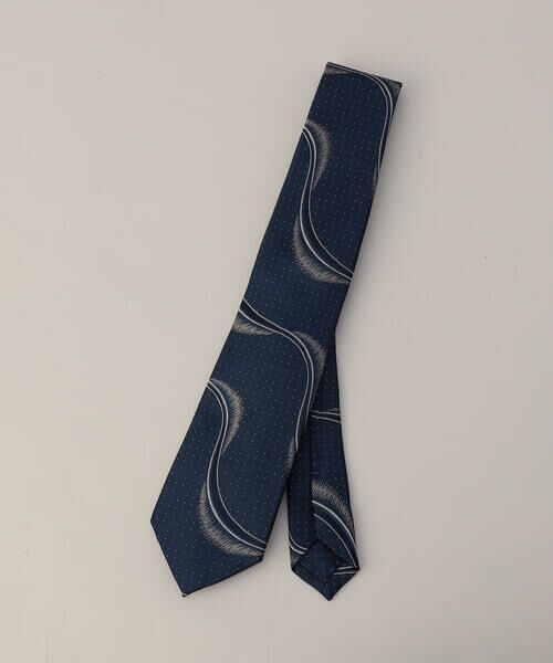 COMME CA MEN / コムサ・メン ネクタイ | 波柄レギュラー ネクタイ | 詳細8