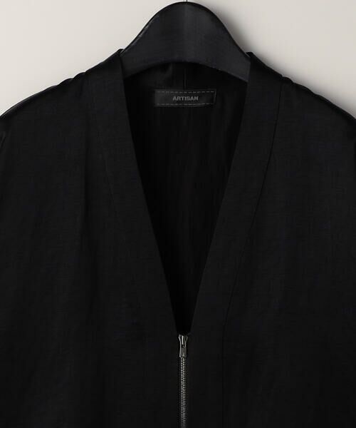 COMME CA MEN / コムサ・メン カーディガン・ボレロ | ブライトアセテートリネン ドルマン カーディガン | 詳細2