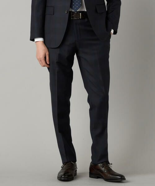 COMME CA MEN / コムサ・メン セットアップ | 【セットアップ対応】尾州産 IL PRINCIPE タータンチェック スラックス（ブラック）