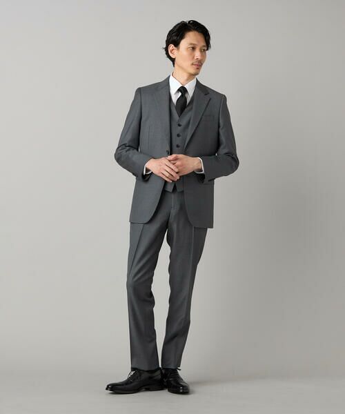 COMME CA MEN / コムサ・メン セットアップ | 【セットアップ対応】チェルッティ プレステージ super130's ウールギャバ スラックス | 詳細1
