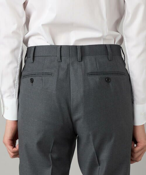 COMME CA MEN / コムサ・メン セットアップ | 【セットアップ対応】チェルッティ プレステージ super130's ウールギャバ スラックス | 詳細8