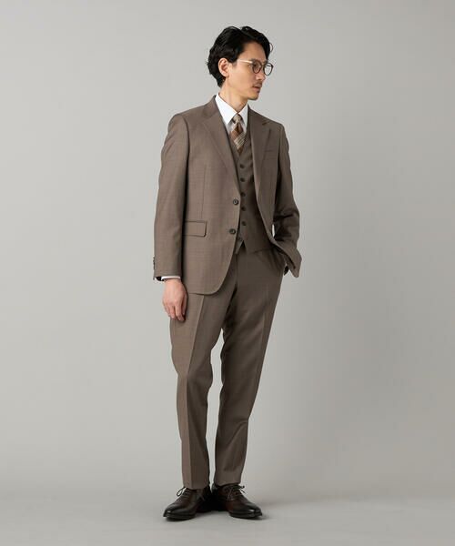 COMME CA MEN / コムサ・メン セットアップ | 【セットアップ対応】チェルッティ プレステージ super130's ウールギャバ スラックス | 詳細12