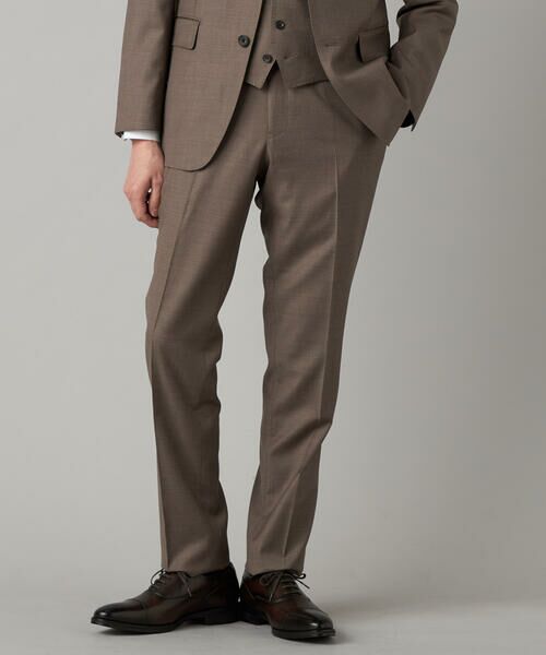 COMME CA MEN / コムサ・メン セットアップ | 【セットアップ対応】チェルッティ プレステージ super130's ウールギャバ スラックス（ベージュ）