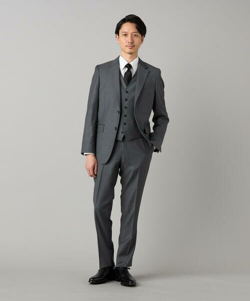 COMME CA MEN / コムサ・メン セットアップ | 【セットアップ対応】チェルッティ プレステージ super130's ウールギャバ ジャケット | 詳細1