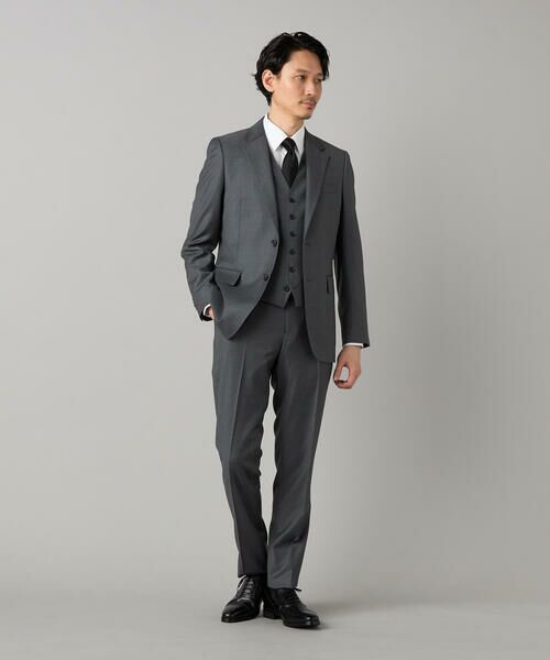 COMME CA MEN / コムサ・メン セットアップ | 【セットアップ対応】チェルッティ プレステージ super130's ウールギャバ ジャケット | 詳細2