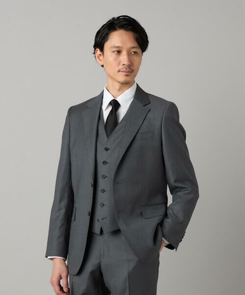 COMME CA MEN / コムサ・メン セットアップ | 【セットアップ対応】チェルッティ プレステージ super130's ウールギャバ ジャケット | 詳細6