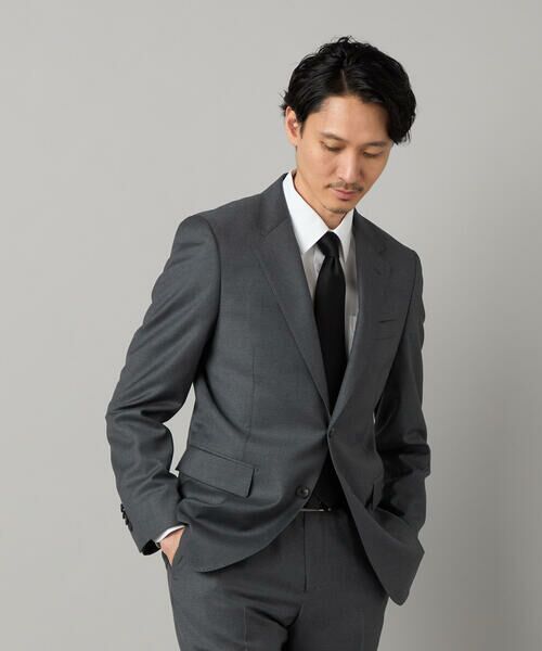 COMME CA MEN / コムサ・メン セットアップ | 【セットアップ対応】チェルッティ プレステージ super130's ウールギャバ ジャケット | 詳細8