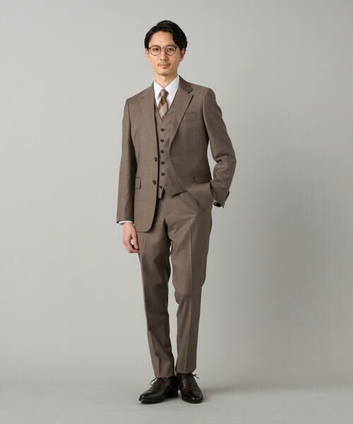 COMME CA MEN / コムサ・メン セットアップ | 【セットアップ対応】チェルッティ プレステージ super130's ウールギャバ ジャケット | 詳細20