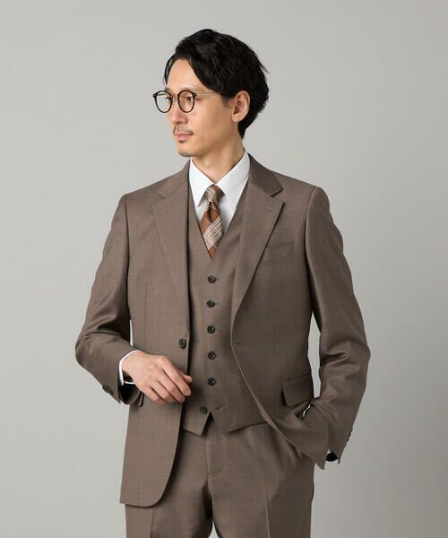 COMME CA MEN / コムサ・メン セットアップ | 【セットアップ対応】チェルッティ プレステージ super130's ウールギャバ ジャケット | 詳細23