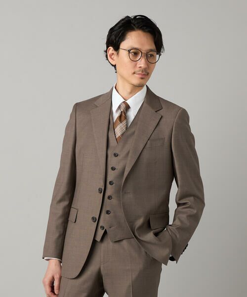 COMME CA MEN / コムサ・メン セットアップ | 【セットアップ対応】チェルッティ プレステージ super130's ウールギャバ ジャケット（ベージュ）
