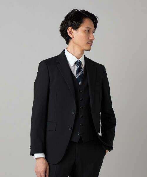 COMME CA MEN / コムサ・メン セットアップ | 【スリーピース対応】尾州産 ウールトロピカル スーツ | 詳細7