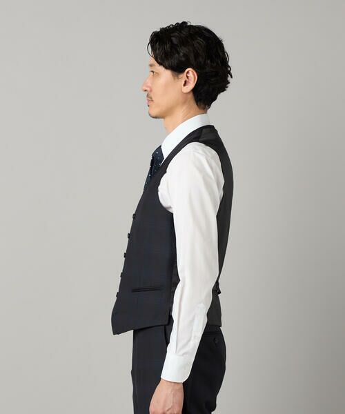 COMME CA MEN / コムサ・メン セットアップ | 【セットアップ対応】尾州産 IL PRINCIPE タータンチェック ベスト | 詳細5