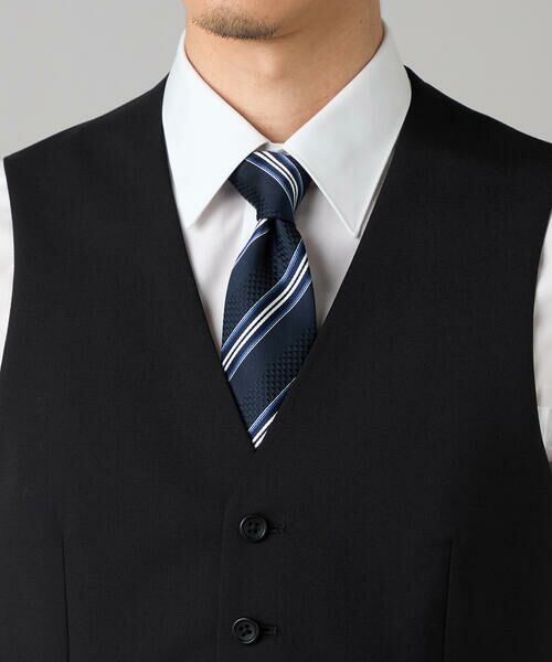 COMME CA MEN / コムサ・メン セットアップ | 【スリーピース対応】尾州産 ウールトロピカル ベスト | 詳細7