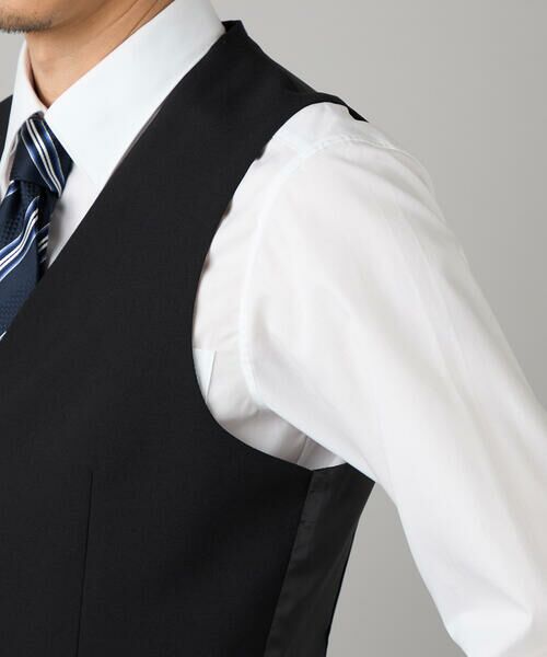 COMME CA MEN / コムサ・メン セットアップ | 【スリーピース対応】尾州産 ウールトロピカル ベスト | 詳細8