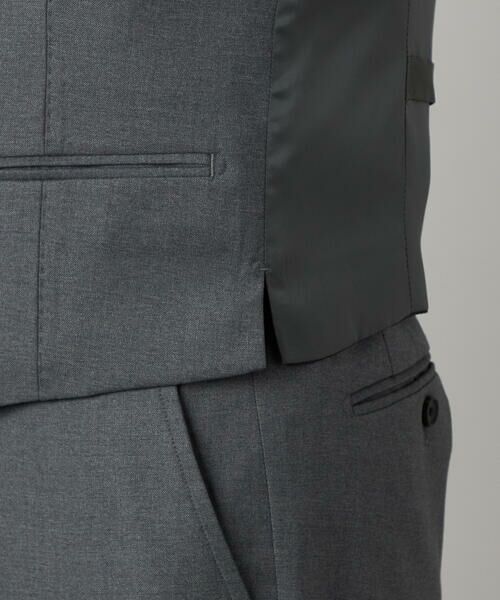 COMME CA MEN / コムサ・メン セットアップ | 【セットアップ対応】チェルッティ プレステージ super130's ウールギャバ ベスト | 詳細12