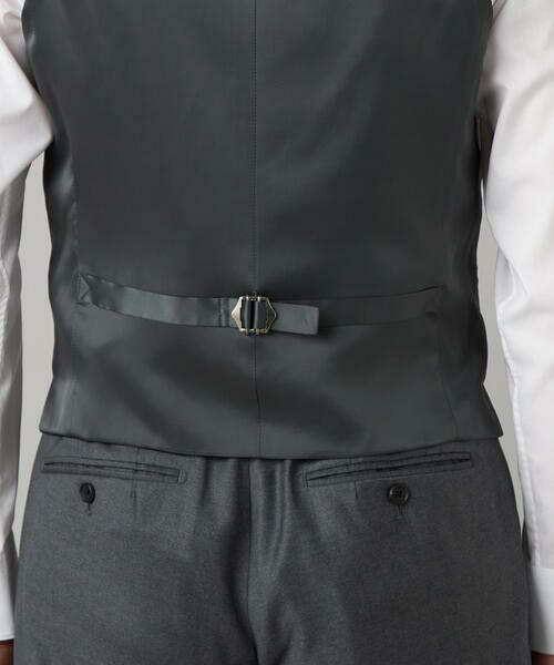 COMME CA MEN / コムサ・メン セットアップ | 【セットアップ対応】チェルッティ プレステージ super130's ウールギャバ ベスト | 詳細13