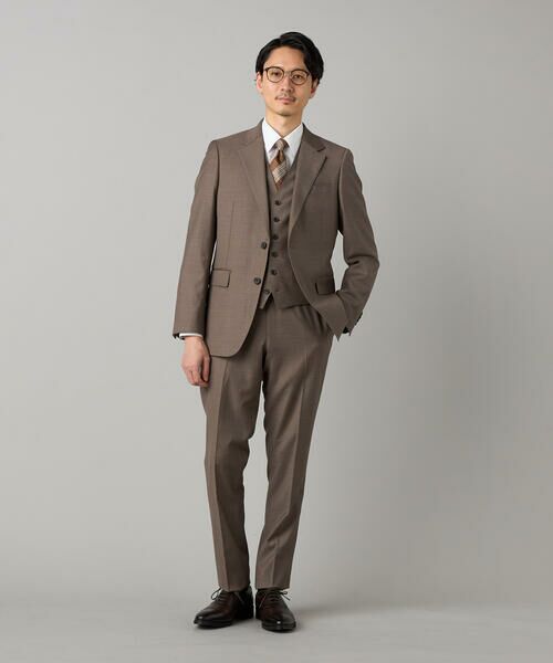 COMME CA MEN / コムサ・メン セットアップ | 【セットアップ対応】チェルッティ プレステージ super130's ウールギャバ ベスト | 詳細16