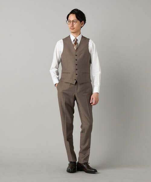 COMME CA MEN / コムサ・メン セットアップ | 【セットアップ対応】チェルッティ プレステージ super130's ウールギャバ ベスト | 詳細18