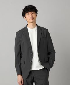 COMME CA MEN / コムサ・メン テーラードジャケット | 【セットアップ対応】福井産 ナイロントリコットジャージー ジャケット