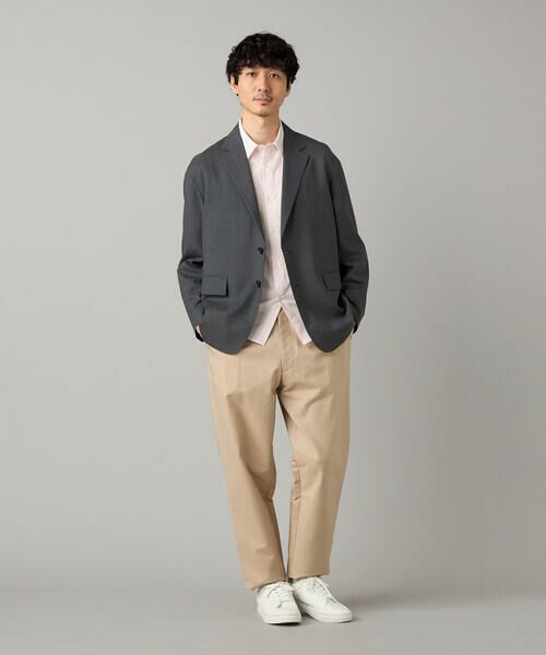 COMME CA MEN / コムサ・メン テーラードジャケット | 【セットアップ対応】尾州産 ウォッシャブルトロ シングルテーラードジャケット | 詳細1