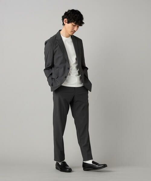 COMME CA MEN / コムサ・メン スラックス・ドレスパンツ | 【セットアップ対応】福井産 ナイロントリコットジャージー テーパードパンツ | 詳細1