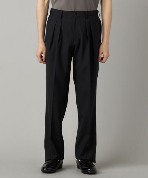 COMME CA MEN / コムサ・メン スラックス・ドレスパンツ | 【セットアップ対応】尾州産 ウォッシャブルトロ 2タックパンツ | 詳細5