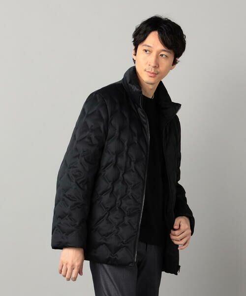 COMME CA MEN / コムサ・メン その他アウター | ドビー シームレス ダウンブルゾン（ブラック）