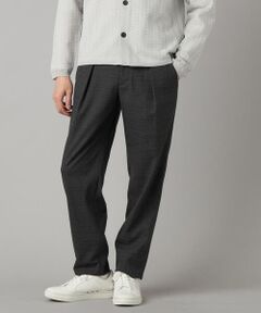 COMME CA MEN / コムサ・メン スラックス・ドレスパンツ | スラブグレンチェック 1タックパンツ