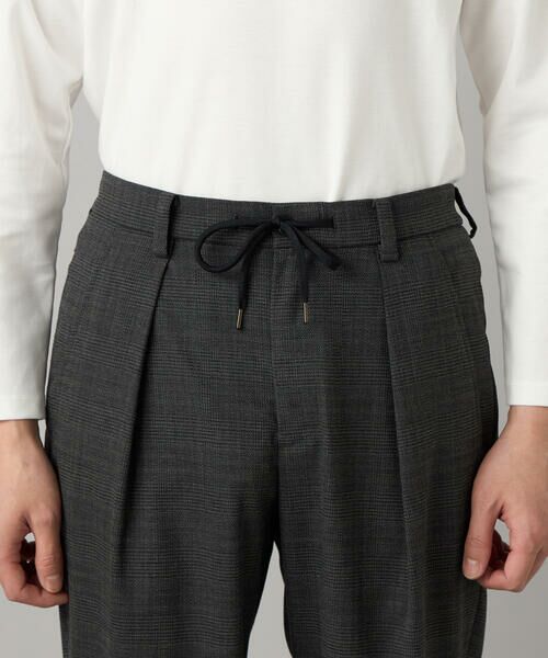 COMME CA MEN / コムサ・メン スラックス・ドレスパンツ | スラブグレンチェック 1タックパンツ | 詳細9