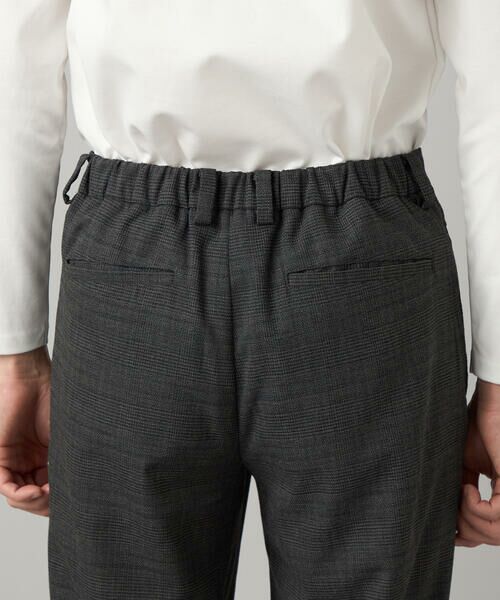 COMME CA MEN / コムサ・メン スラックス・ドレスパンツ | スラブグレンチェック 1タックパンツ | 詳細10