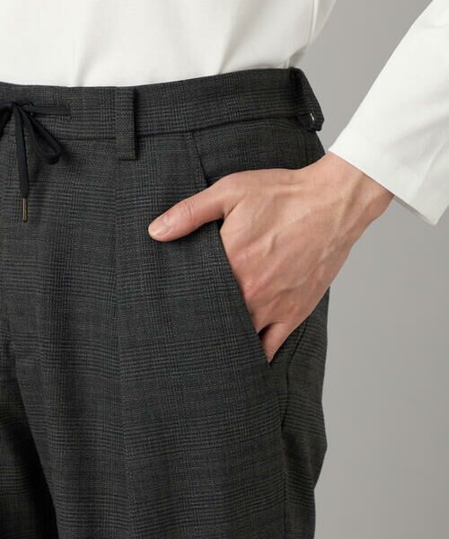 COMME CA MEN / コムサ・メン スラックス・ドレスパンツ | スラブグレンチェック 1タックパンツ | 詳細11