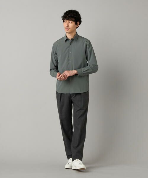 COMME CA MEN / コムサ・メン スラックス・ドレスパンツ | スラブグレンチェック 1タックパンツ | 詳細3