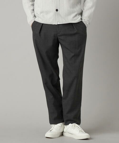 COMME CA MEN / コムサ・メン スラックス・ドレスパンツ | スラブグレンチェック 1タックパンツ | 詳細4