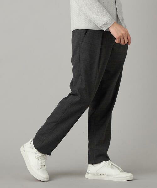 COMME CA MEN / コムサ・メン スラックス・ドレスパンツ | スラブグレンチェック 1タックパンツ | 詳細5