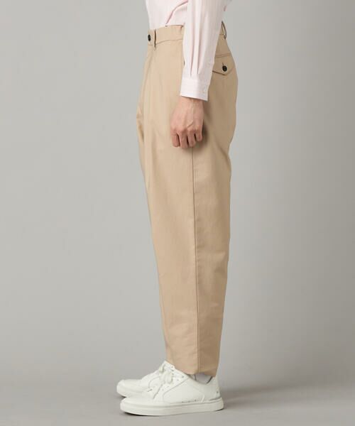 COMME CA MEN / コムサ・メン チノ・ワークパンツ | タックテーパード チノパンツ | 詳細10