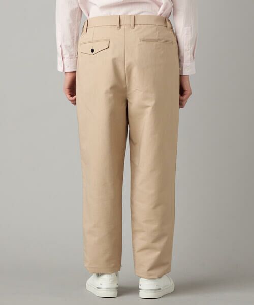 COMME CA MEN / コムサ・メン チノ・ワークパンツ | タックテーパード チノパンツ | 詳細11