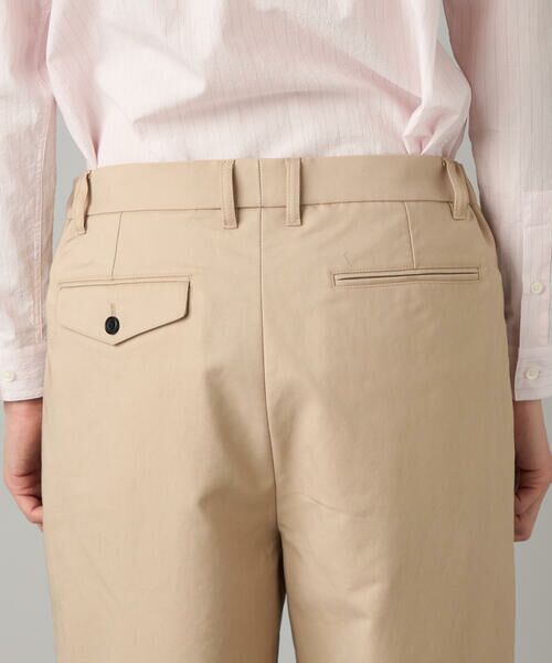 COMME CA MEN / コムサ・メン チノ・ワークパンツ | タックテーパード チノパンツ | 詳細13
