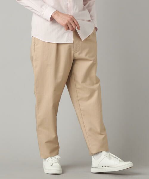 COMME CA MEN / コムサ・メン チノ・ワークパンツ | タックテーパード チノパンツ | 詳細7