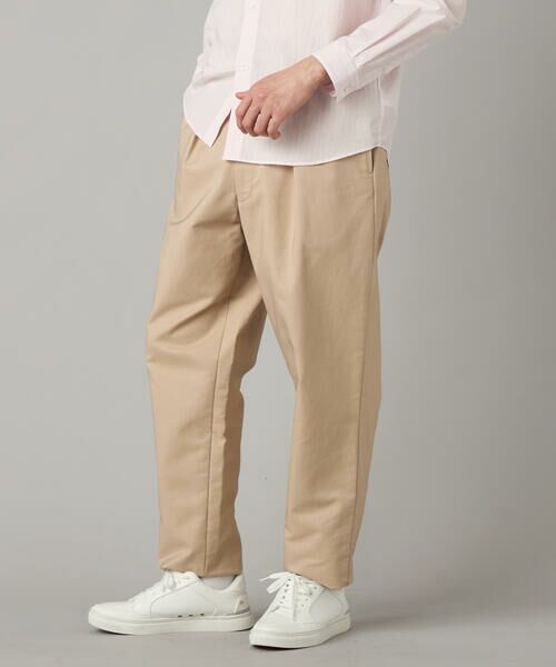 COMME CA MEN / コムサ・メン チノ・ワークパンツ | タックテーパード チノパンツ | 詳細8