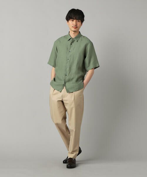 COMME CA MEN / コムサ・メン チノ・ワークパンツ | タックテーパード チノパンツ | 詳細9