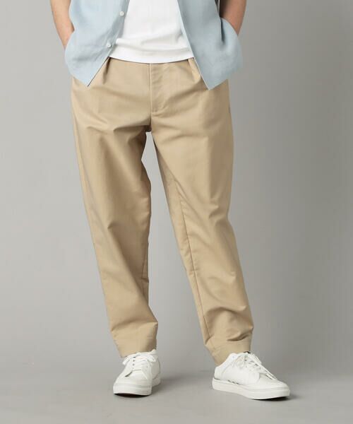 COMME CA MEN / コムサ・メン チノ・ワークパンツ | タックテーパード チノパンツ | 詳細10