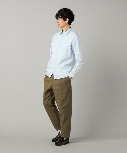 COMME CA MEN / コムサ・メン チノ・ワークパンツ | タックテーパード チノパンツ | 詳細21